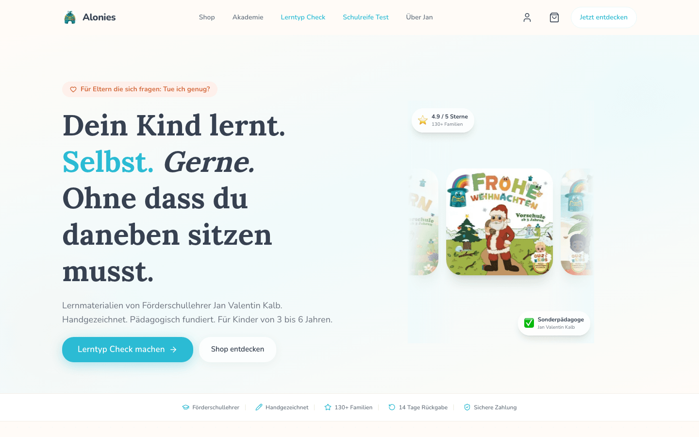 Website von Alonies