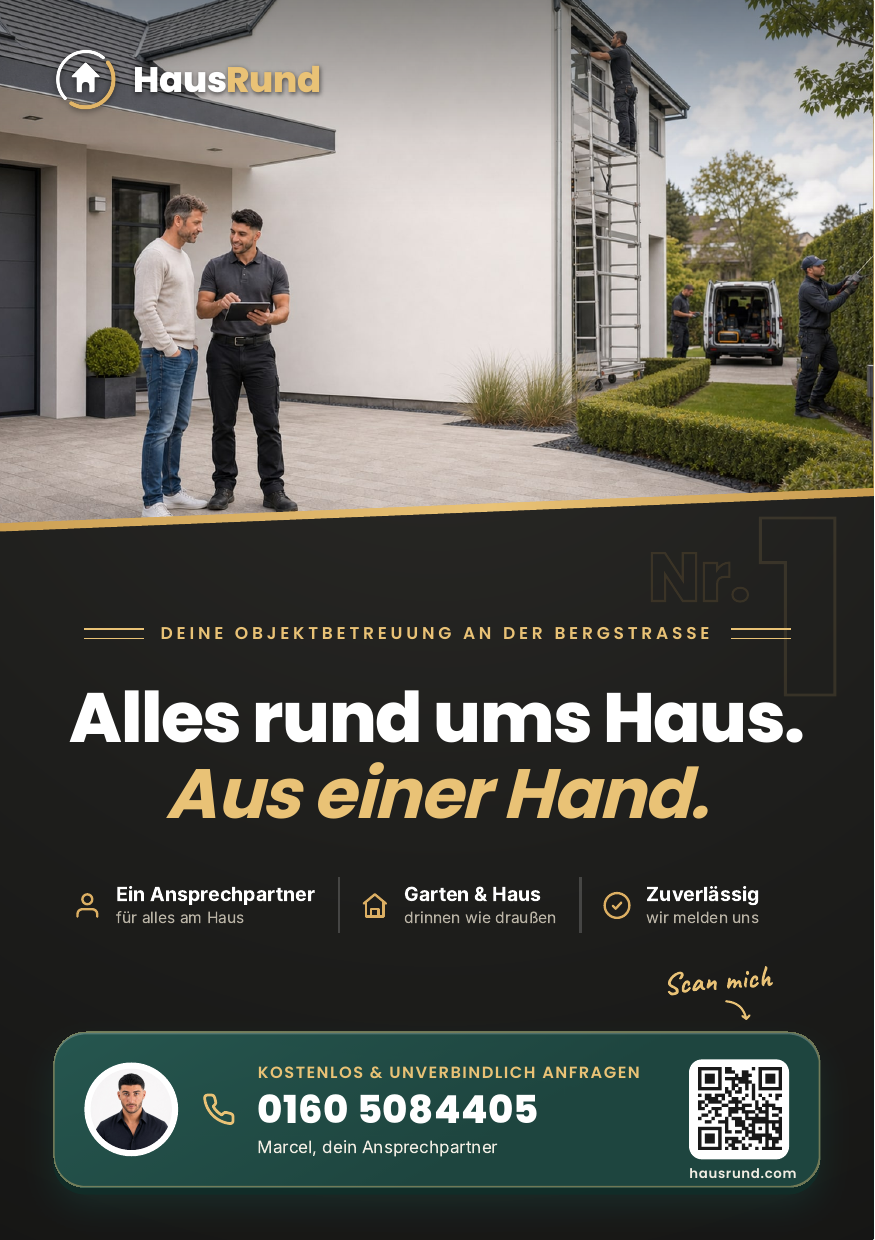 Flyer Vorderseite · HausRund