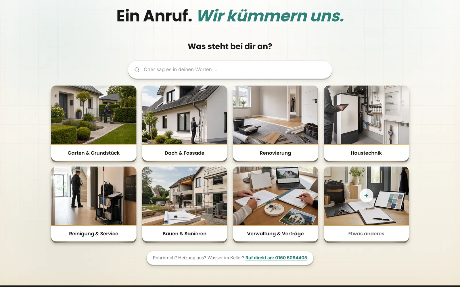 Geführte Wege statt Menüsuche